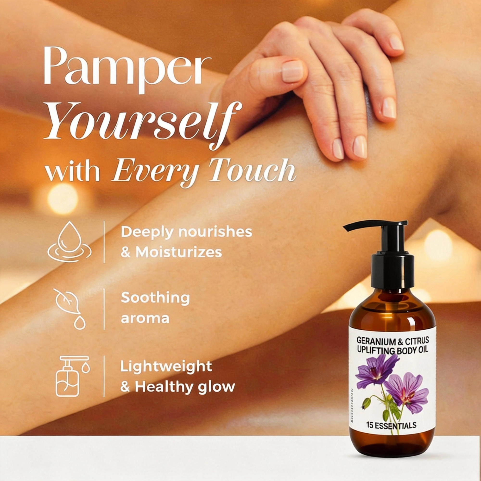 Geranium & Citrus Firming Body Oil